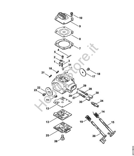 Carburator HD-50 GS 461 GS 461 brand Stihl